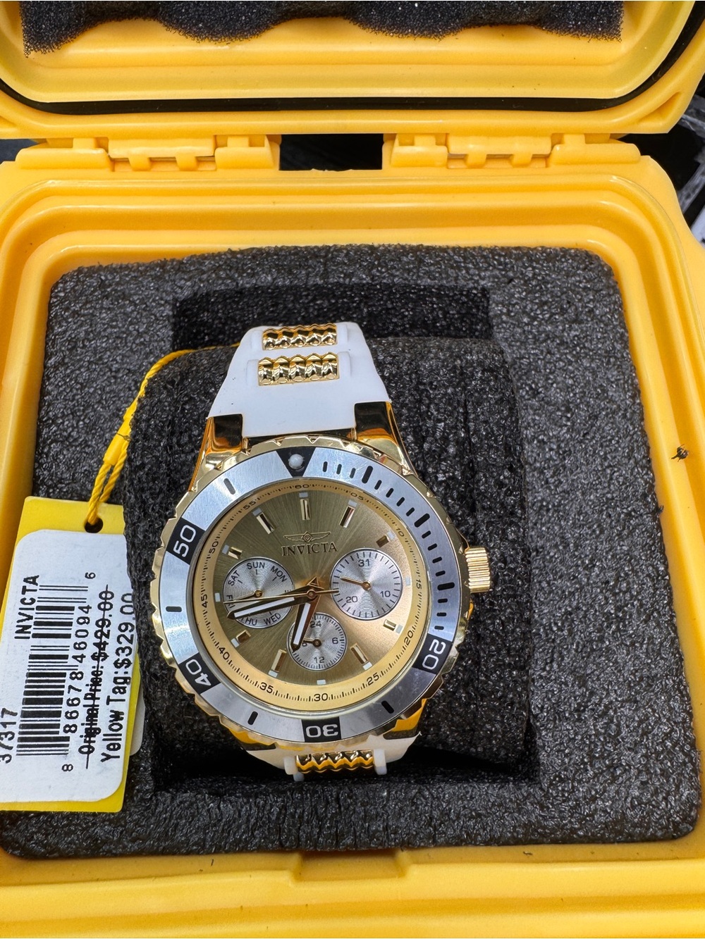 Watch in case
